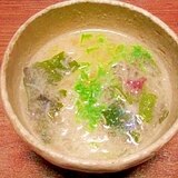 お刺身のつま☆レンジ味噌汁